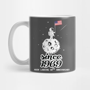 Apollo 11 50th Anniversary TShirt, Apollo 11 Moon Landing 50th Anniversary T Shirt, 50th Anniversary Moon Landing Gift First Man on The Moon Mug